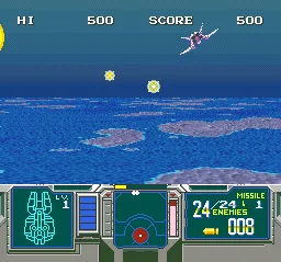 Super Scope 6 gameplay screenshot on SNES