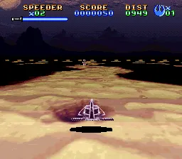 Super Star Wars: Return of the Jedi gameplay screenshot on SNES