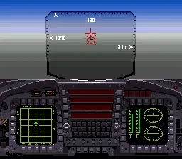 Super Strike Eagle gameplay screenshot on SNES