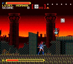 Super Valis IV gameplay screenshot on SNES