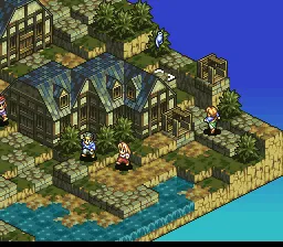 Tactics Ogre: Let Us Cling Together gameplay screenshot on SNES