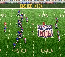 Tecmo Super Bowl III: Final Edition gameplay screenshot on SNES