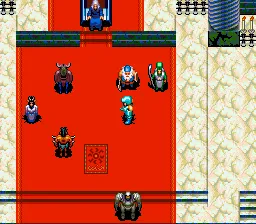 The 7th Saga gameplay screenshot on SNES
