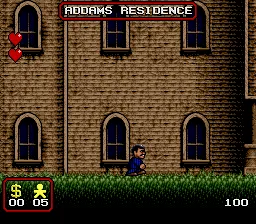The Addams Family gameplay screenshot on SNES
