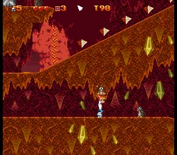 The Adventures of Mighty Max gameplay screenshot on SNES