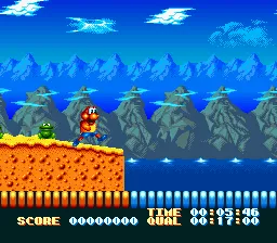 The Aquatic Games Starring James Pond and the Aquabats gameplay screenshot on SNES