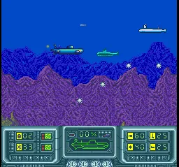 The Hunt for Red October gameplay screenshot on SNES