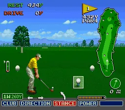 The Irem Skins Game gameplay screenshot on SNES