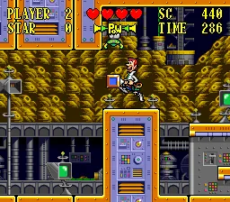 The Jetsons: Invasion of the Planet Pirates gameplay screenshot on SNES