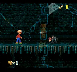 The Pagemaster gameplay screenshot on SNES