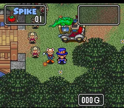 The Twisted Tales of Spike McFang gameplay screenshot on SNES