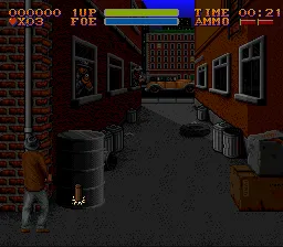 The Untouchables gameplay screenshot on SNES