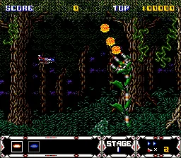 Thunder Spirits gameplay screenshot on SNES