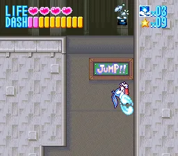 Tiny Toon Adventures: Buster Busts Loose! gameplay screenshot on SNES