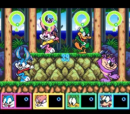 Tiny Toon Adventures: Wild & Wacky Sports gameplay screenshot on SNES
