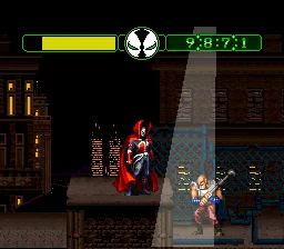 Todd McFarlane's Spawn: The Video Game gameplay screenshot on SNES