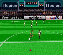 Tony Meola's Sidekicks Soccer gameplay screenshot on SNES
