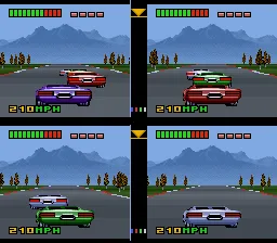 Top Gear 3000 gameplay screenshot on SNES