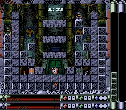Troddlers gameplay screenshot on SNES