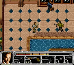 True Lies gameplay screenshot on SNES