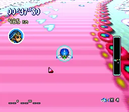 Uchuu Race: Astro Go! Go! gameplay screenshot on SNES