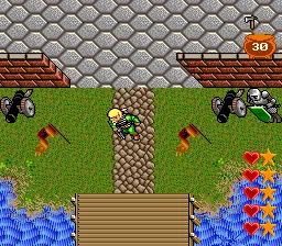 Ultima: Runes of Virtue II gameplay screenshot on SNES