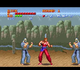 Ultimate Fighter gameplay screenshot on SNES