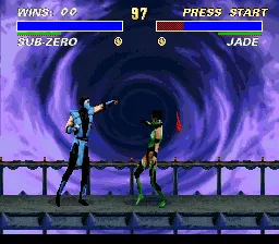 Ultimate Mortal Kombat 3 gameplay screenshot on SNES