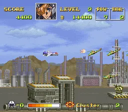 U.N. Squadron gameplay screenshot on SNES