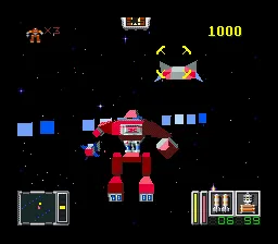 Vortex gameplay screenshot on SNES