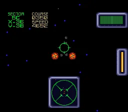 WarpSpeed gameplay screenshot on SNES