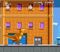 We're Back!: A Dinosaur's Story gameplay screenshot on SNES