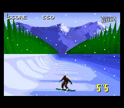 Winter Gold gameplay screenshot on SNES