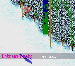 Winter Olympics: Lillehammer '94 gameplay screenshot on SNES
