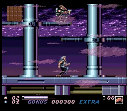 Wolfchild gameplay screenshot on SNES