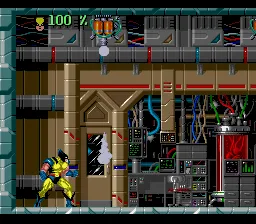 Wolverine: Adamantium Rage gameplay screenshot on SNES