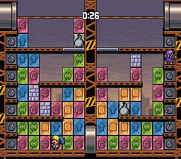 Wrecking Crew '98 gameplay screenshot on SNES