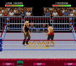 WWF Raw gameplay screenshot on SNES