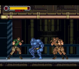 X-Men: Mutant Apocalypse gameplay screenshot on SNES