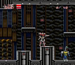 Xardion gameplay screenshot on SNES
