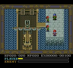 Ys IV: Mask of the Sun gameplay screenshot on SNES