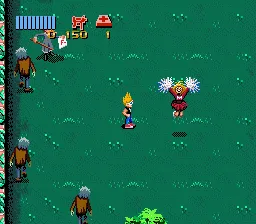 Zombies Ate My Neighbors gameplay screenshot on SNES