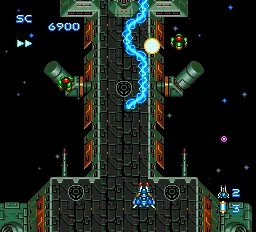 Blazing Lazers gameplay screenshot on TurboGrafx-16