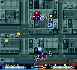 Burning Angels gameplay screenshot on TurboGrafx-16