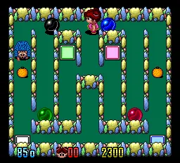 Chew Man Fu gameplay screenshot on TurboGrafx-16
