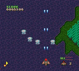 Cyber Core gameplay screenshot on TurboGrafx-16