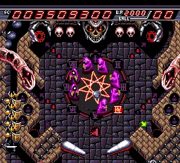 Devil's Crush gameplay screenshot on TurboGrafx-16