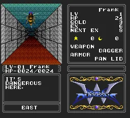 Double Dungeons gameplay screenshot on TurboGrafx-16