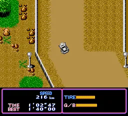 F-1 Dream gameplay screenshot on TurboGrafx-16