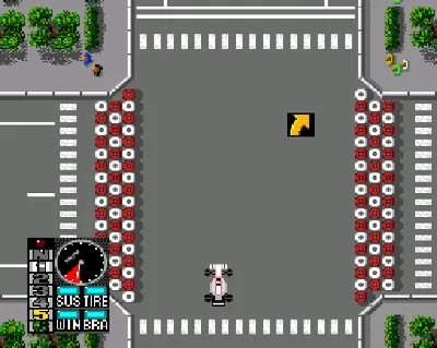 F1 Circus '91 gameplay screenshot on TurboGrafx-16